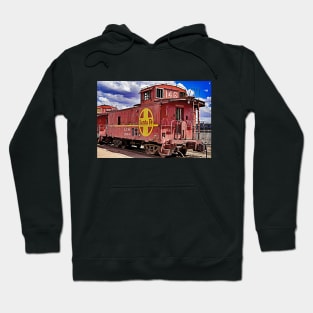 Vintage Santa Fe Railway Caboose Hoodie